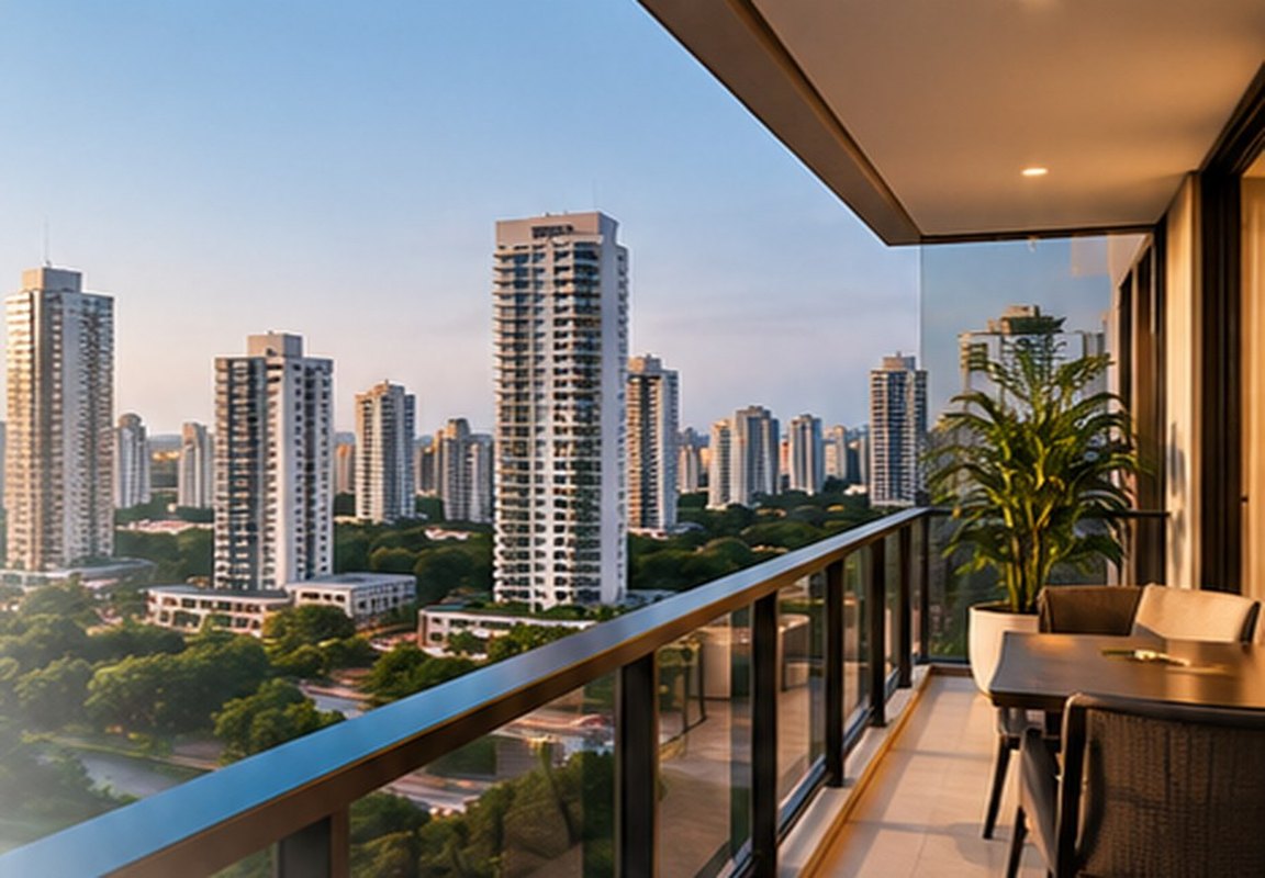 Vista da cidade e áreas verdes — foto ilustrativa